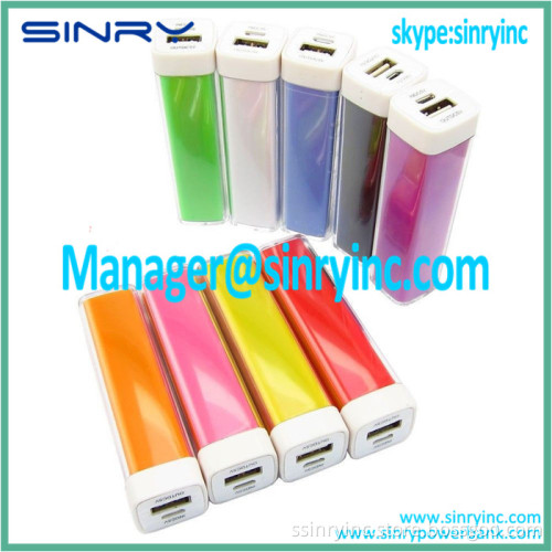 Portable Lipstick 2600mAh Power Bank for Mobile phones PB12